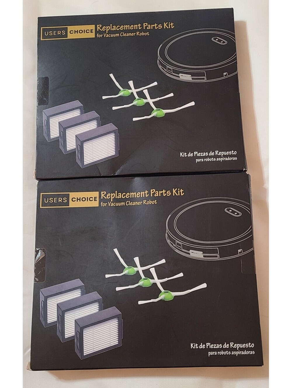 2pk iRobot Roomba Vaccum Cleaner Robot Replacement Parts Kit Kitchen Floor Care